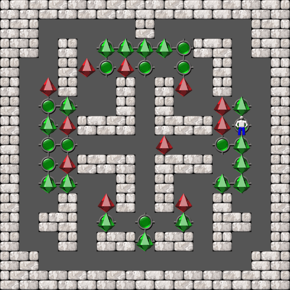 Сокобан More Bugs collections уровень 382